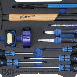 Foam Tray for BGS BOXSYS1 & 2: Hammer, Pliers, Screwdriver Set | 12 pcs.