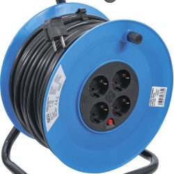 Cable Reel | 50 m | 3x1,5 mm² | 4 Socket Outlets | IP 20 | 3000 W