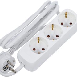 Multiple Socket | 3 outlets | cable length 1.4 m | 3x 1.5 mm² | IP 20