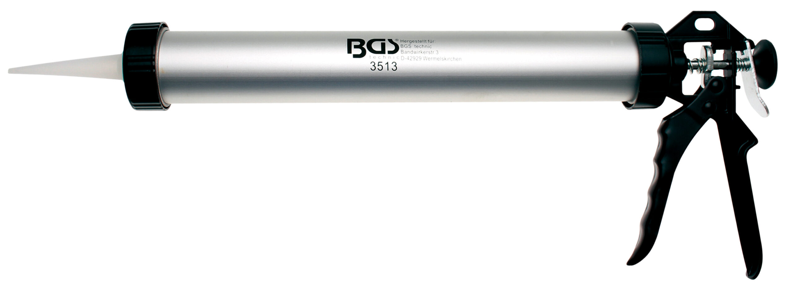 Aluminium Caulking Gun, for Cartridges | 380 mm