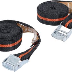 Tie Down Strap Set with Quick Lock | 2.5 m x 25 mm | 2 pcs.