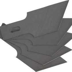 Spare Scraper Blades Set for BGS 364 | 0.6 x 16 mm x 53° | 5 pcs.
