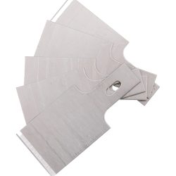 Spare Scraper Blades Set for BGS 364 | 0.6 x 20 mm | 5 pcs.