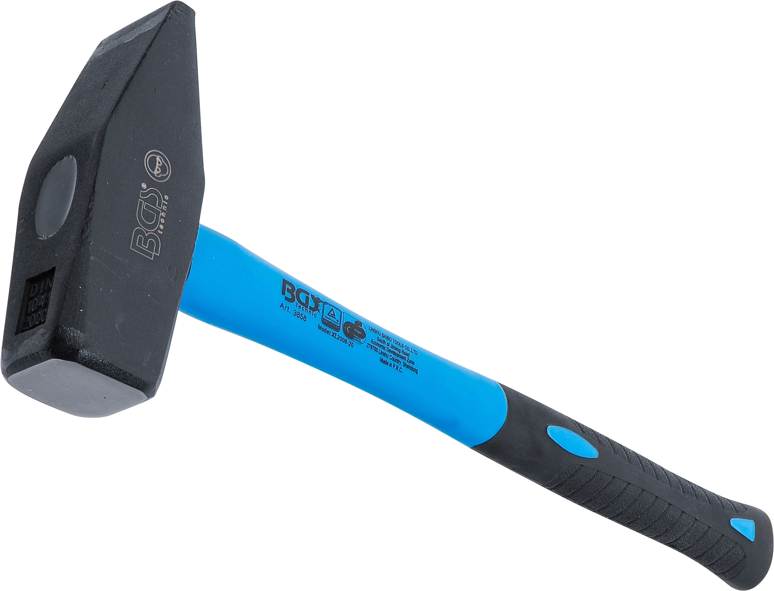 Machinist's Hammer | Fibreglas Shaft | DIN 1041 | 2000 g