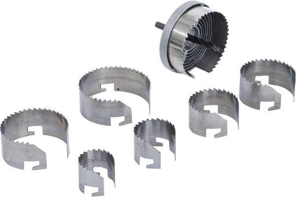 Hole Saw Set | Ø 26 - 63 mm | depth 25 mm | 7 pcs.