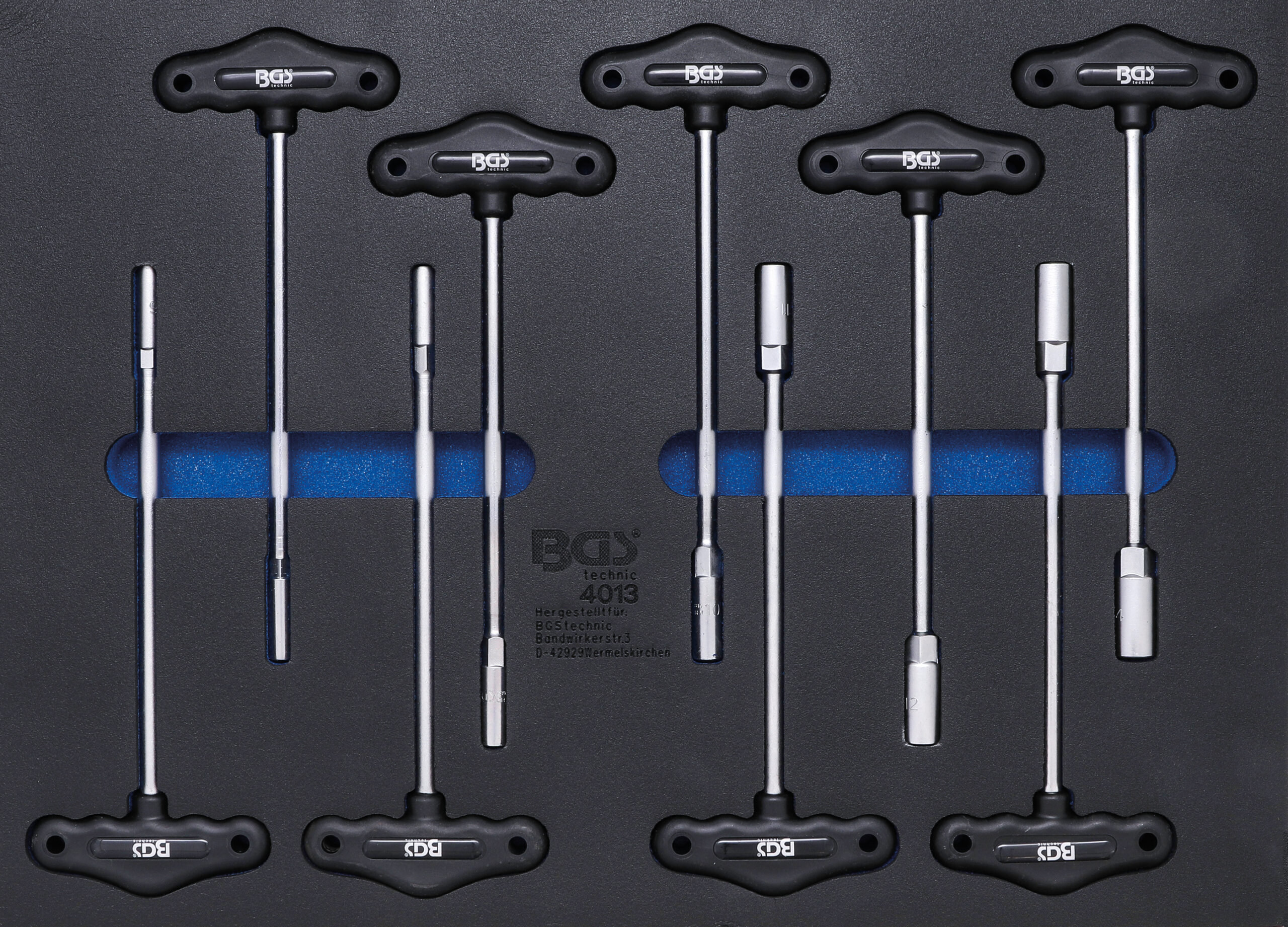 Tool Tray 3/3: T-Handle Socket Set | 9 pcs.