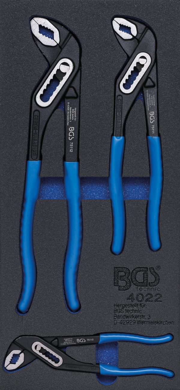 Tool Tray 1/3: Water Pump Pliers | 3 pcs.