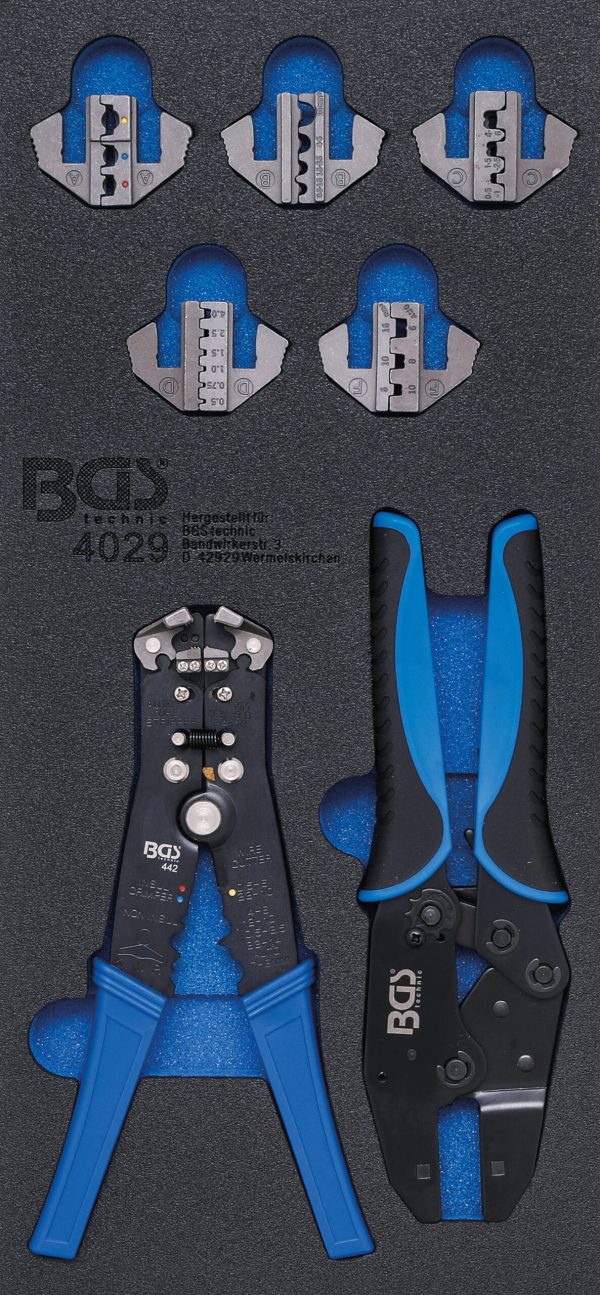 Tool Tray 1/3: Crimping Tool and Wire Strippers | 7 pcs.