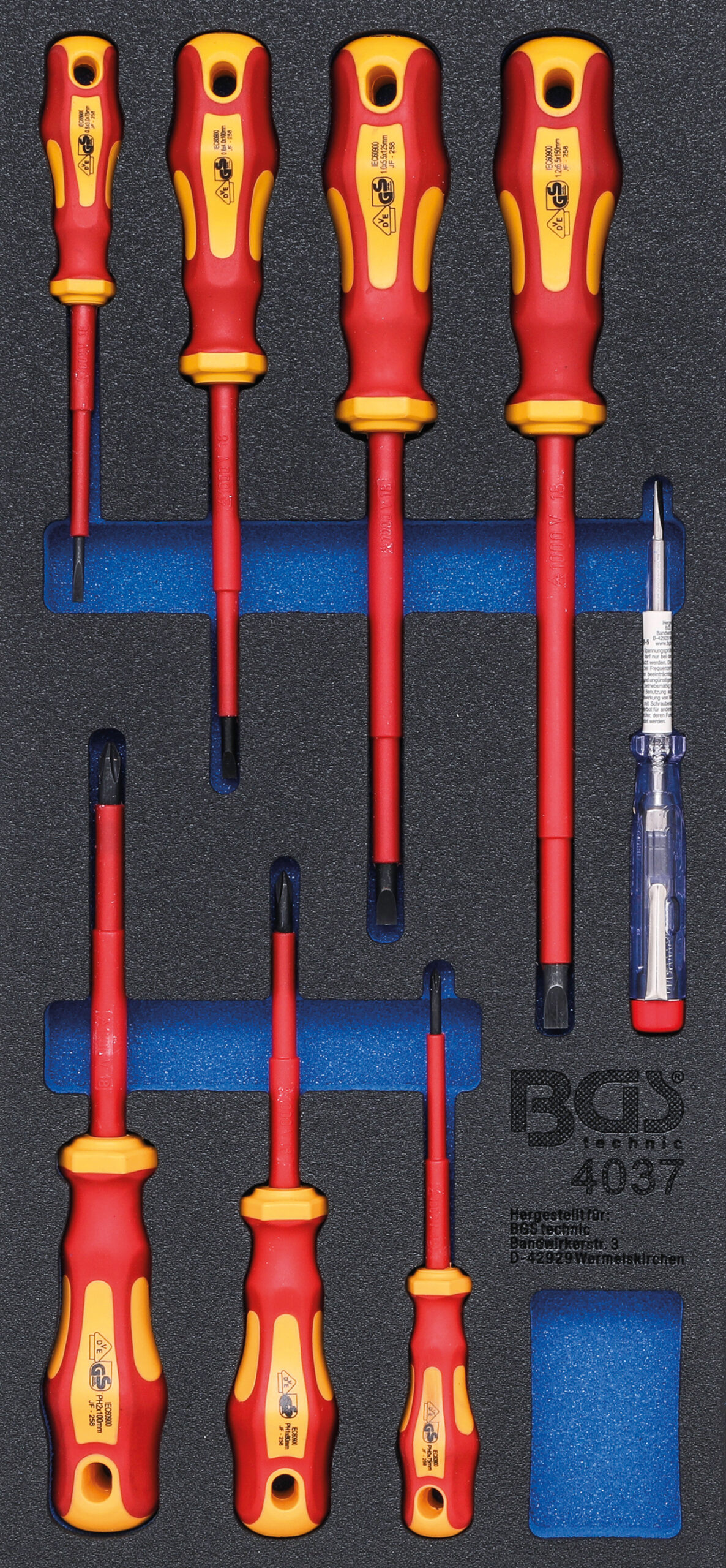 Tool Tray 1/3: VDE Screwdriver Set | 8 pcs.