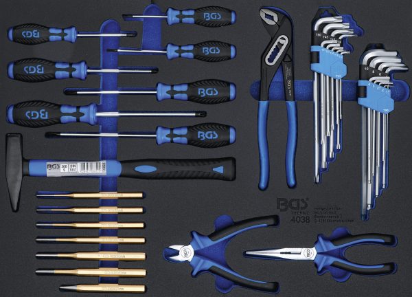 Tool Tray 3/3: Hammer, Pliers, Screwdriver Set | 36 pcs.