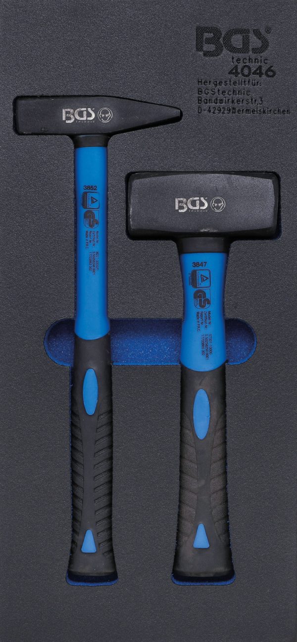 Tool Tray 1/3: Stoning and Machinist's Hammer Set | 2 pcs.