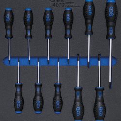 Tool Tray 2/3: Screwdriver Set | T-Star (for Torx) T6 - T40 | 11 pcs.
