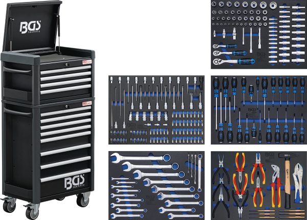 Workshop Trolley Pro Standard Max | 12 Drawers | with 263 Tools