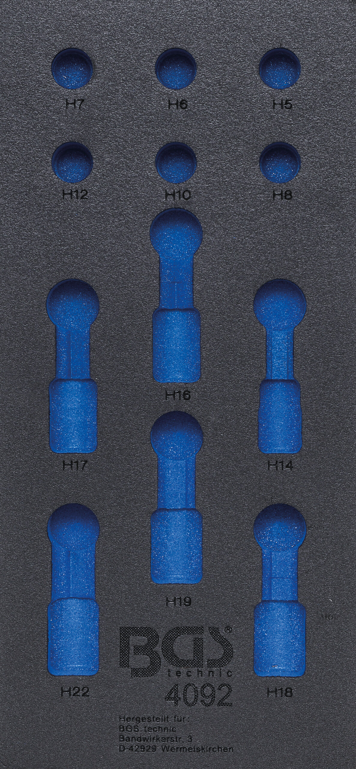 Tool Tray 1/3, empty | for BGS 4092