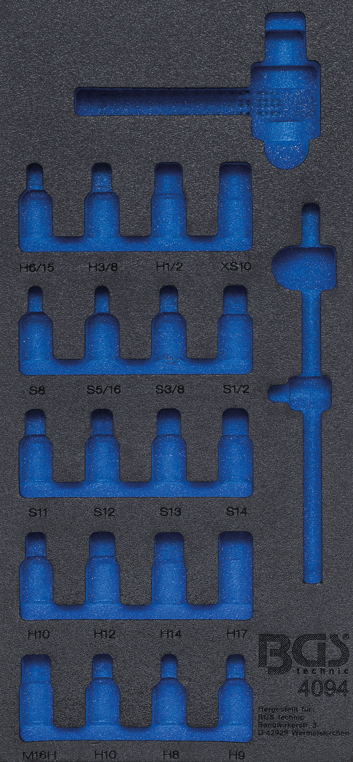 Tool Tray 1/3, empty | for BGS 4094