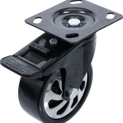 Swivel Castor | with Assembly Plate and Brake | for BGS 4107, 4204, 4205, 4206, 4199