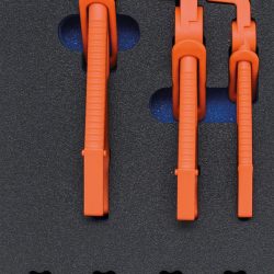 Tool Tray 1/3: Bent Hose Clamp Pliers and Closure Clamps | 7 pcs.