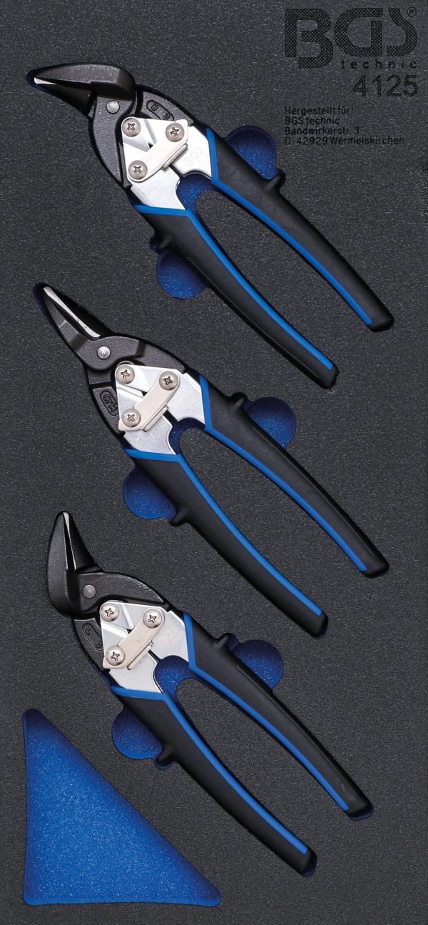 Tool Tray 1/3: Stubby Bodywork Metal shears | 3 pcs.