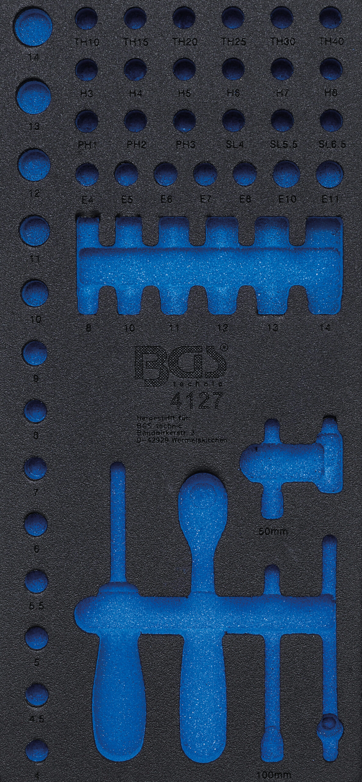 Tool Tray 1/3, empty | for BGS 4127