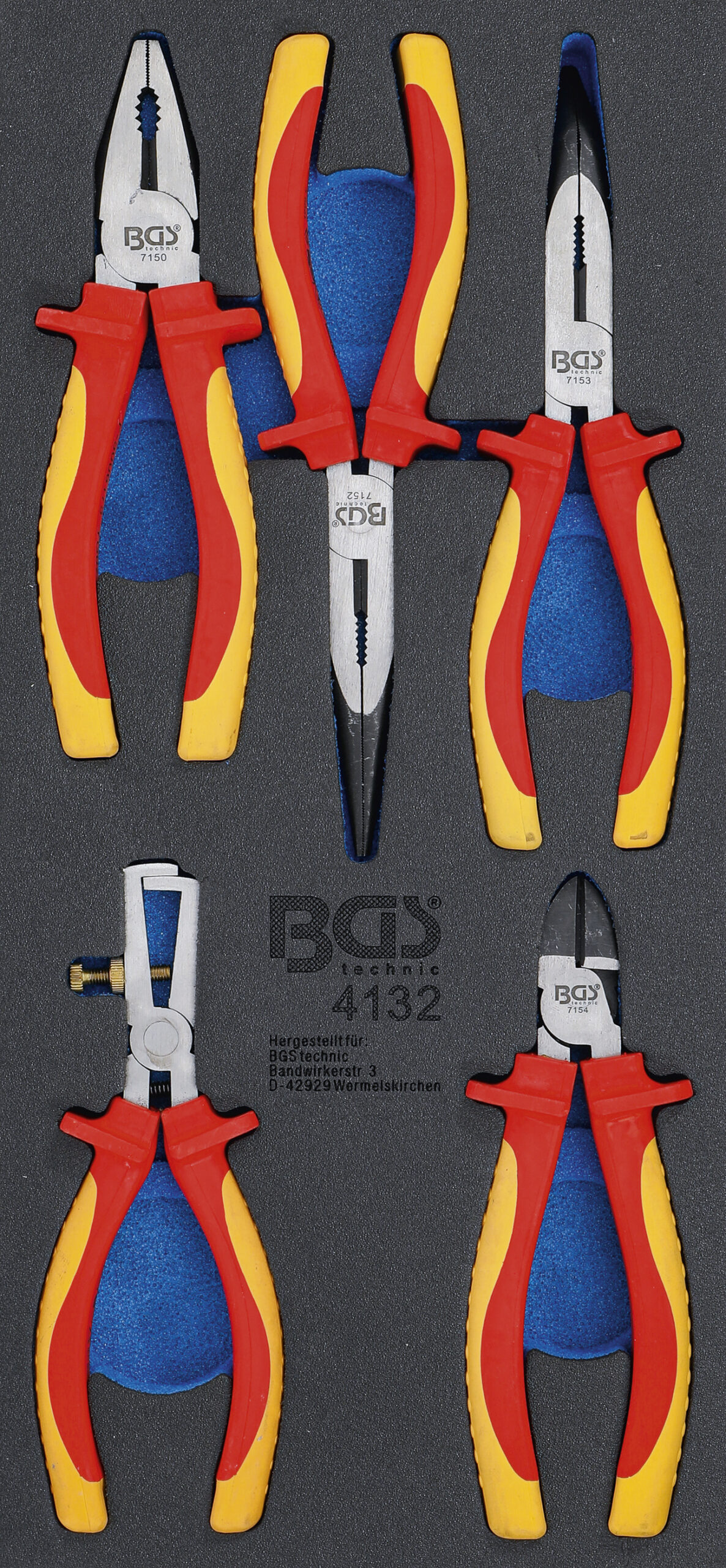 Tool Tray 1/3: VDE Pliers Set | 5 pcs.