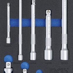 Tool Tray 1/3: Extension Bar, Adaptor and Joint Set | 17 pcs.