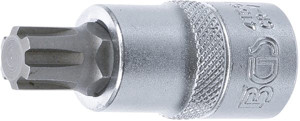 Bit Socket | 12.5 mm (1/2") Drive |Spline (for Ribe) M12