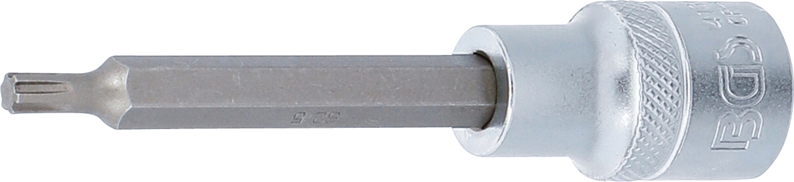 Bit Socket | length 100 mm | 12.5 mm (1/2") Drive | Spline (for RIBE) | M5