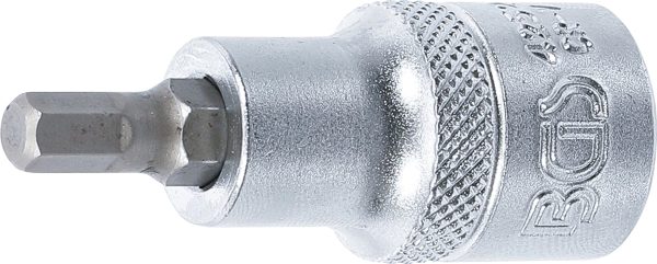 Bit Socket | 12.5 mm (1/2") | internal Hexagon 6 mm