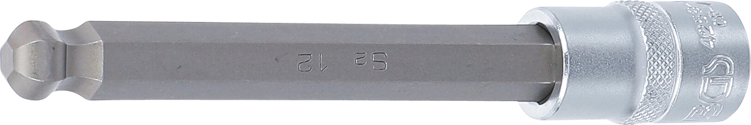 Bit Socket | length 140 mm | 12.5 mm (1/2") Drive | internal Hexagon with Ball Head 12 mm