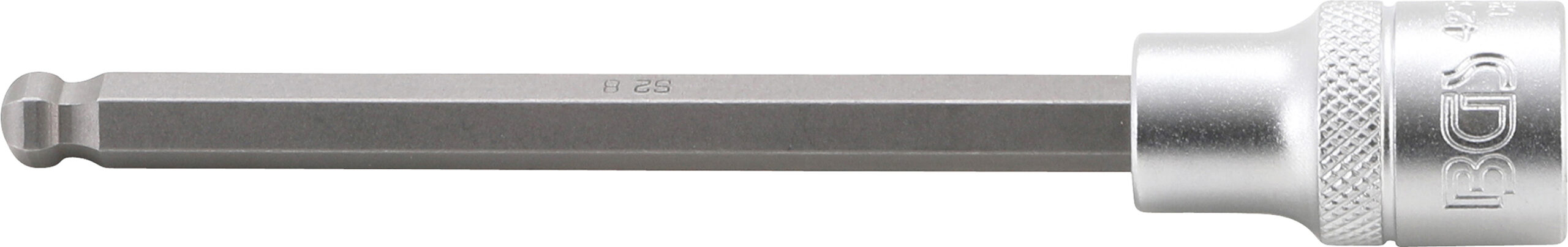 Bit Socket | length 140 mm | 12.5 mm (1/2") Drive | internal Hexagon with Ball Head 8 mm