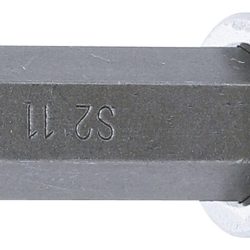 Bit Socket | length 100 mm | 12.5 mm (1/2") Drive | internal Hexagon 11 mm