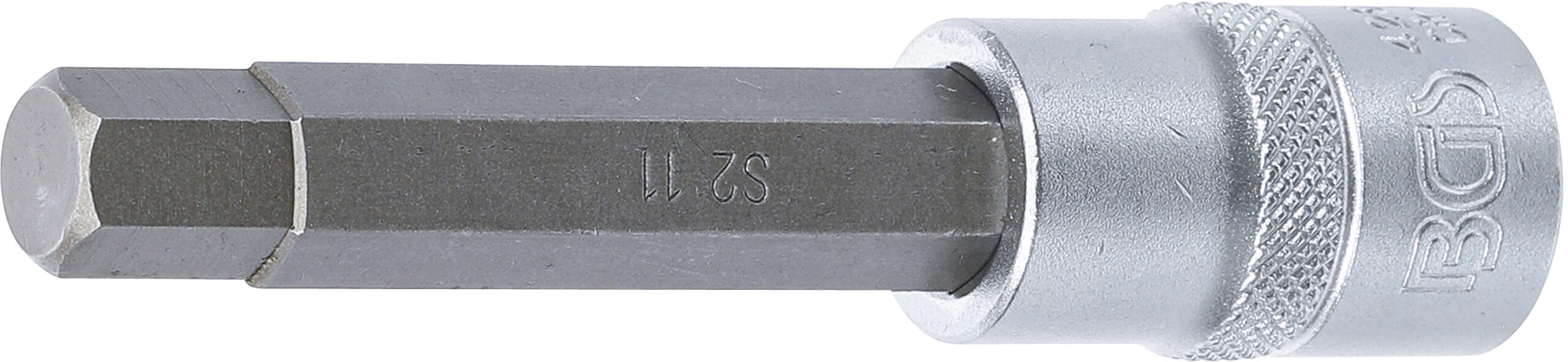 Bit Socket | length 100 mm | 12.5 mm (1/2") Drive | internal Hexagon 11 mm