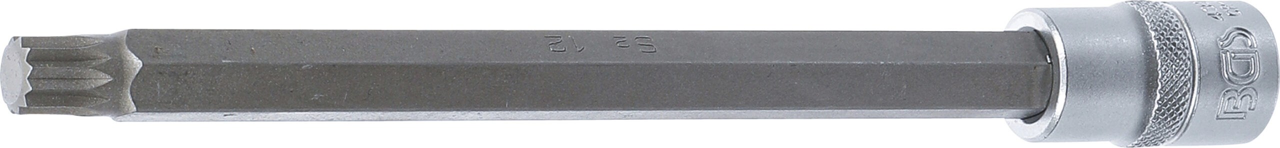 Bit Socket | length 200 mm | 12.5 mm (1/2") Drive | Spline (for XZN) | M12