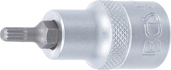 Bit Socket | 12.5 mm (1/2") Drive | Spline (for XZN) M5