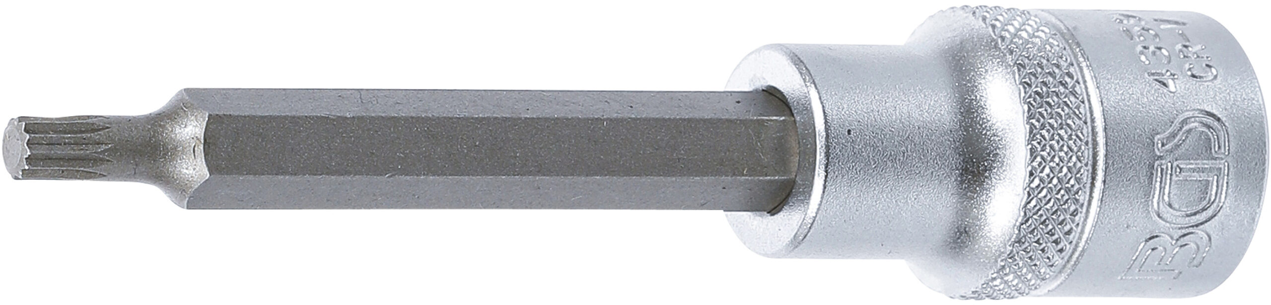 Bit Socket | length 100 mm | 12.5 mm (1/2") Drive | Spline (for XZN) | M5