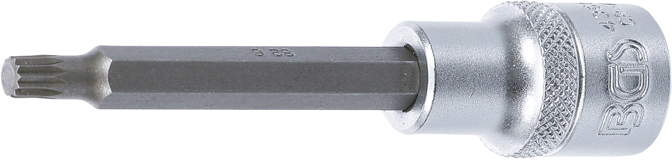 Bit Socket | length 100 mm | 12.5 mm (1/2") Drive | Spline (for XZN) | M6