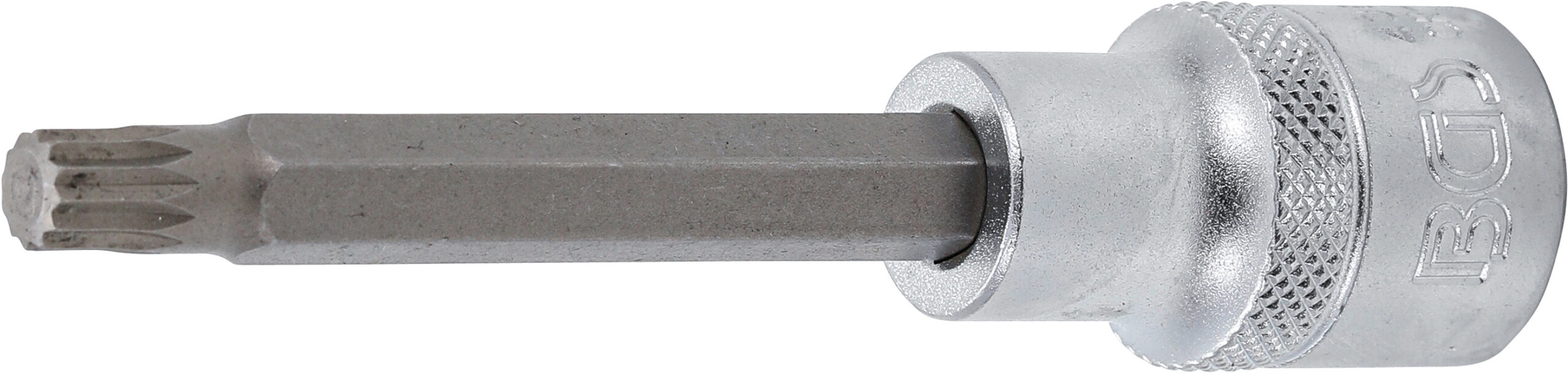 Bit Socket | length 100 mm | 12.5 mm (1/2") Drive | Spline (for XZN) | M8