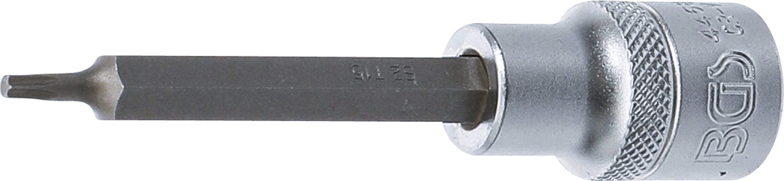 Bit Socket | length 100 mm | 12.5 mm (1/2") Drive | T-Star (for Torx) T15