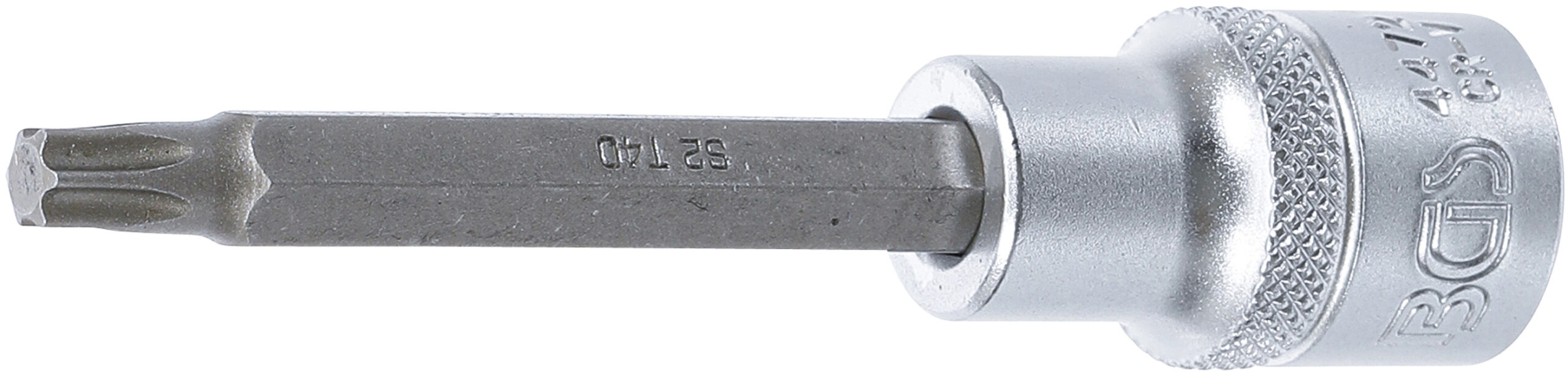 Bit Socket | length 100 mm | 12.5 mm (1/2") Drive | T-Star (for Torx) T40