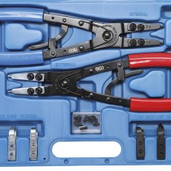 Circlip Pliers Set | Replaceable Tips | 10 pcs.