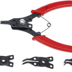 Circlip Pliers with exchangeable Heads | 160 mm | 5 pcs.