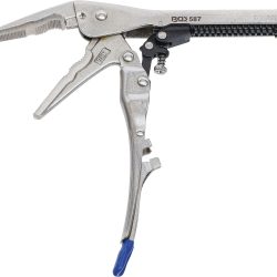 587.jpg Automatic Locking Long Nose Grip Pliers | 190 mm