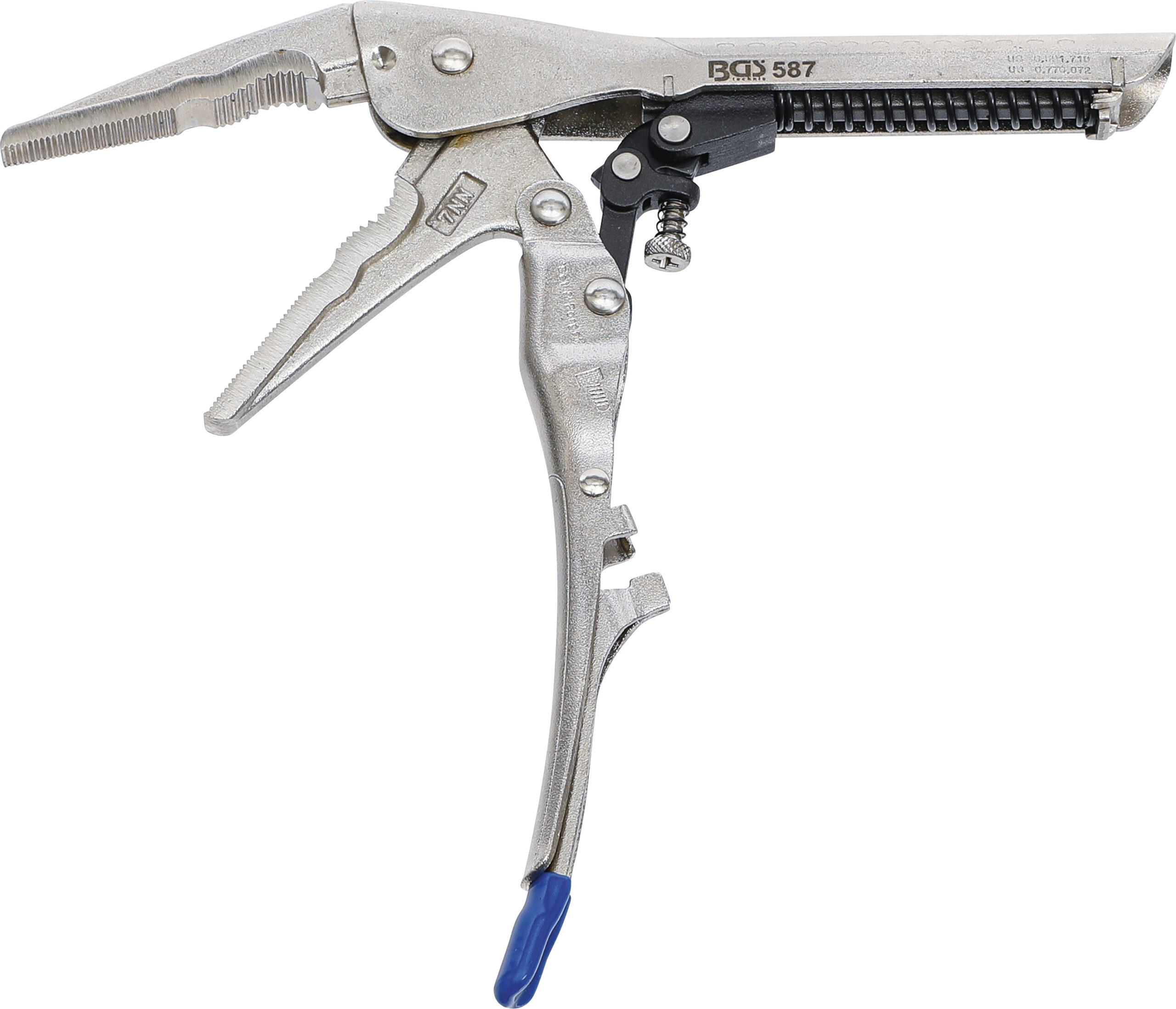 Automatic Locking Long Nose Grip Pliers | 190 mm