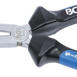 Long Nose Pliers | with Cutting Edge | straight | 200 mm