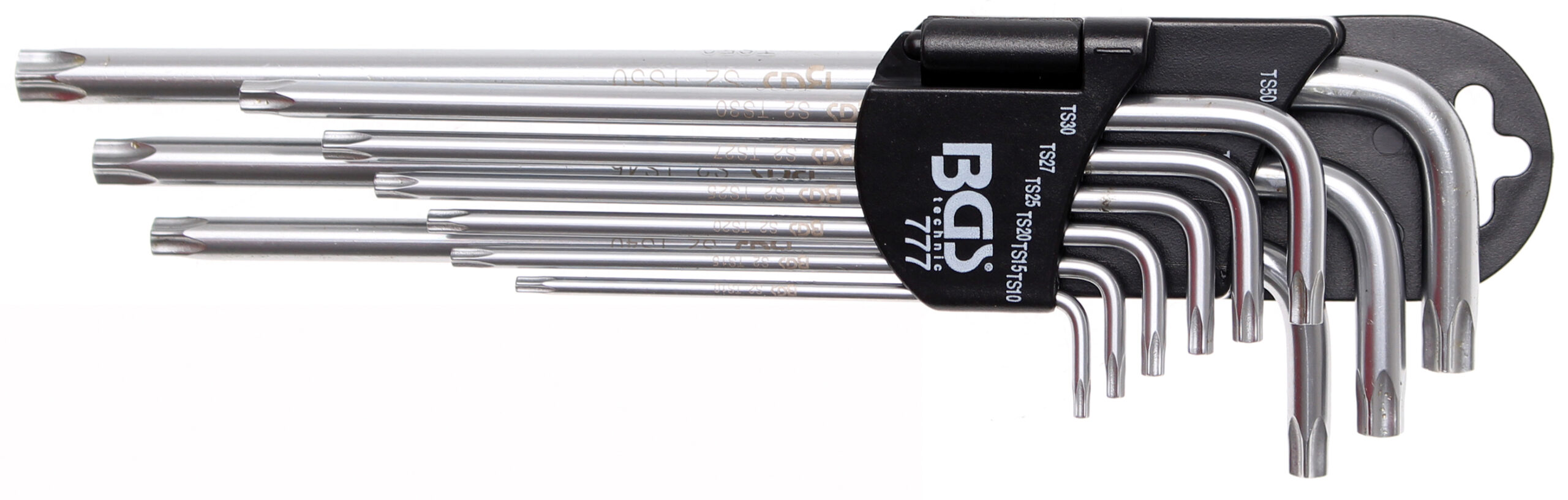 L-Type Wrench Set | extra long | T-Star (for Torx Plus) TS10 - TS50 | 9 pcs.