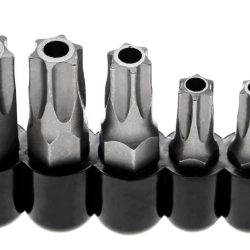 Bit Set | 6.3 mm (1/4") / 10 mm (3/8") Drive | T-Star tamperproof (for Torx) | 11 pcs.