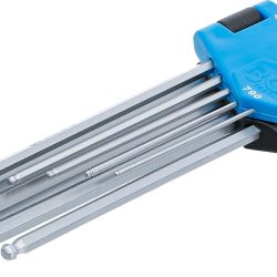 L-Type Wrench Set | extra long | internal Hexagon / internal Hexagon with Ball Head 1.5 - 10 mm | 9 pcs.