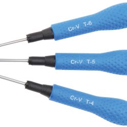 Precision Screwdriver Set | T-Star (for Torx) T4 / T5 / T6 | 3 pcs.