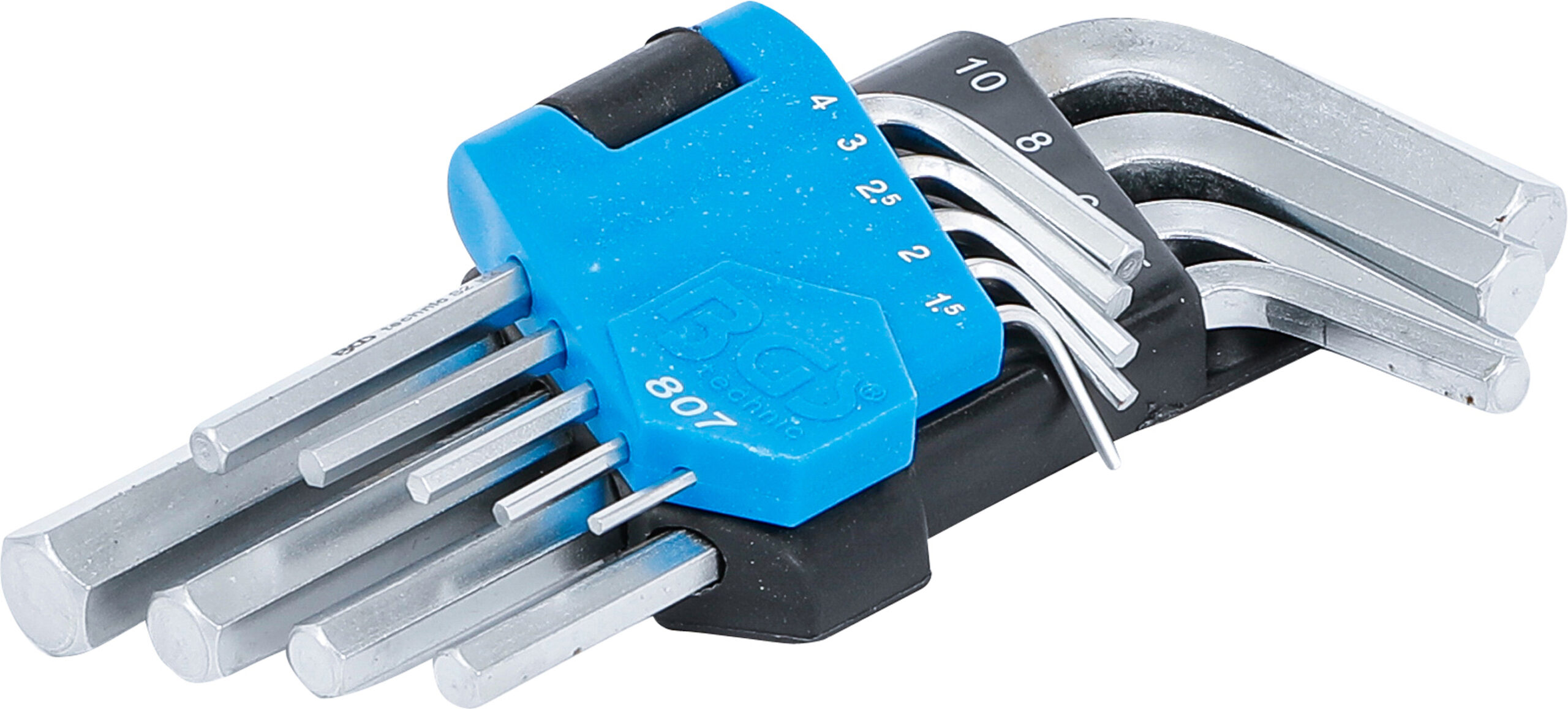 L-Type Wrench Set | short | internal Hexagon 1.5 - 10 mm | 9 pcs.