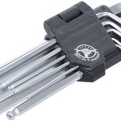 L-Type Wrench Set | internal Hexagon / internal Hexagon with Ball Head 1.5 - 10 mm | 9 pcs.